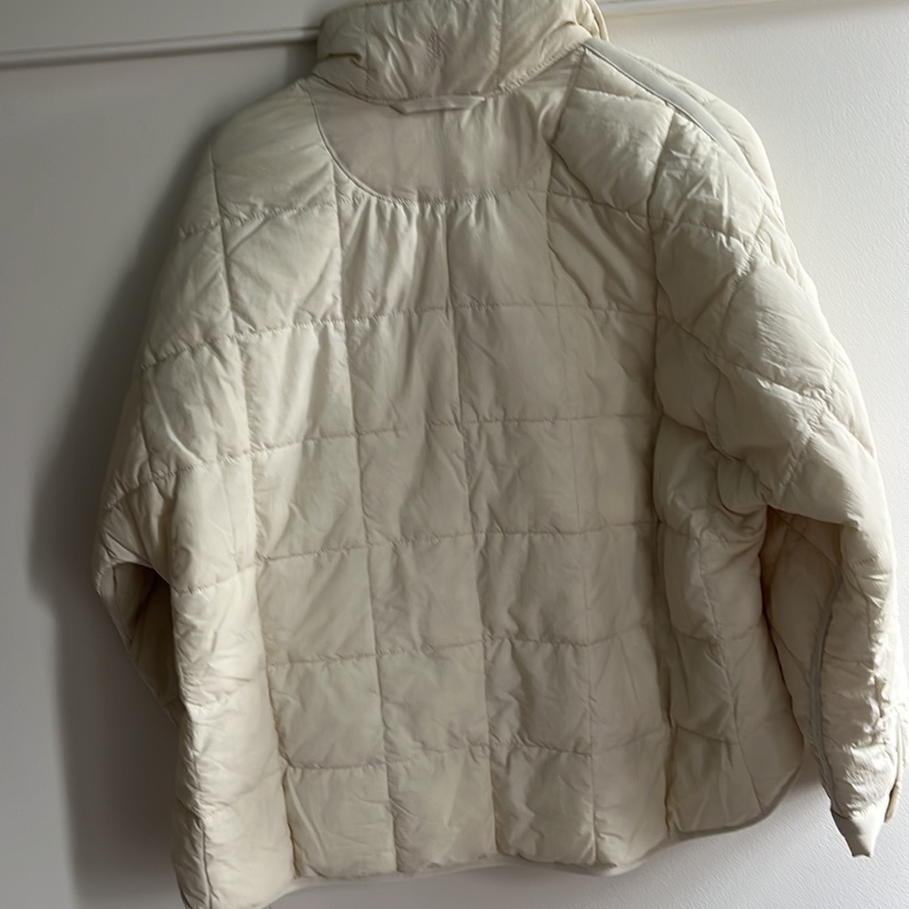 Free People Pippa Packable Puffer Jacket Size XL NWT $198 Cream - Picture 10 of 17